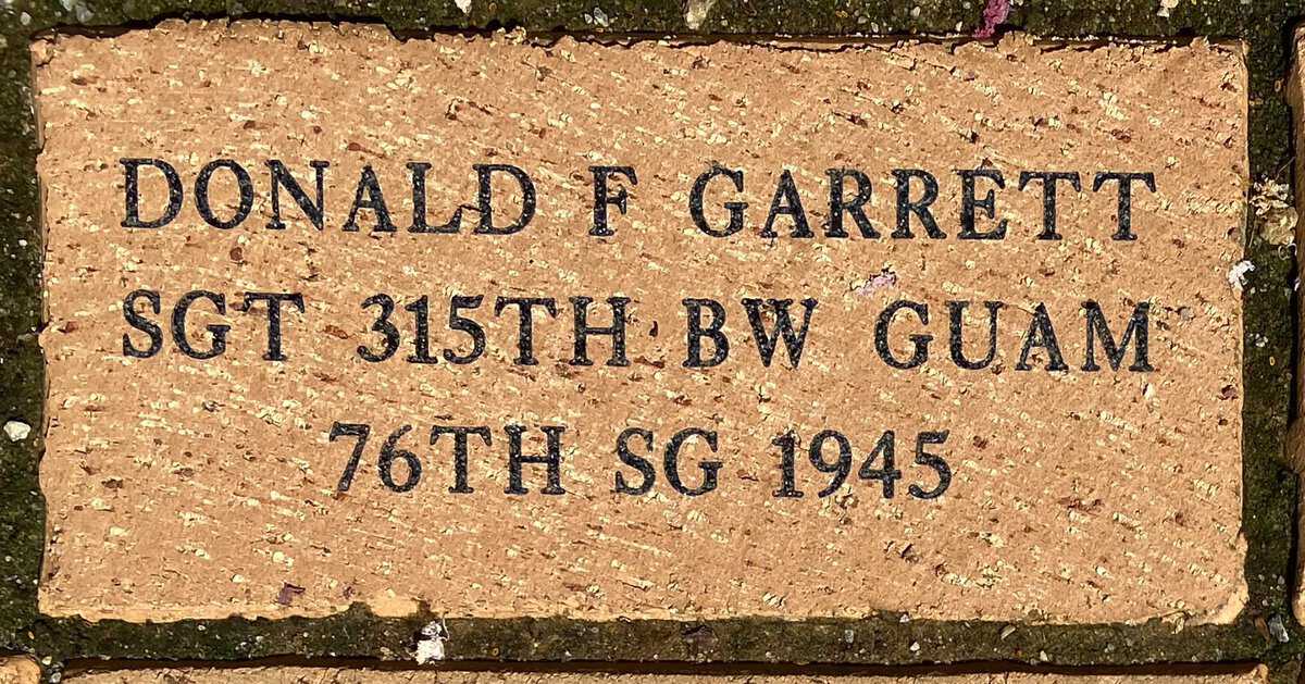 SGT Donald F. Garrett