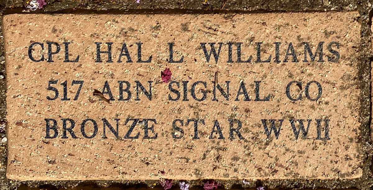 CPL Hal L. Williams