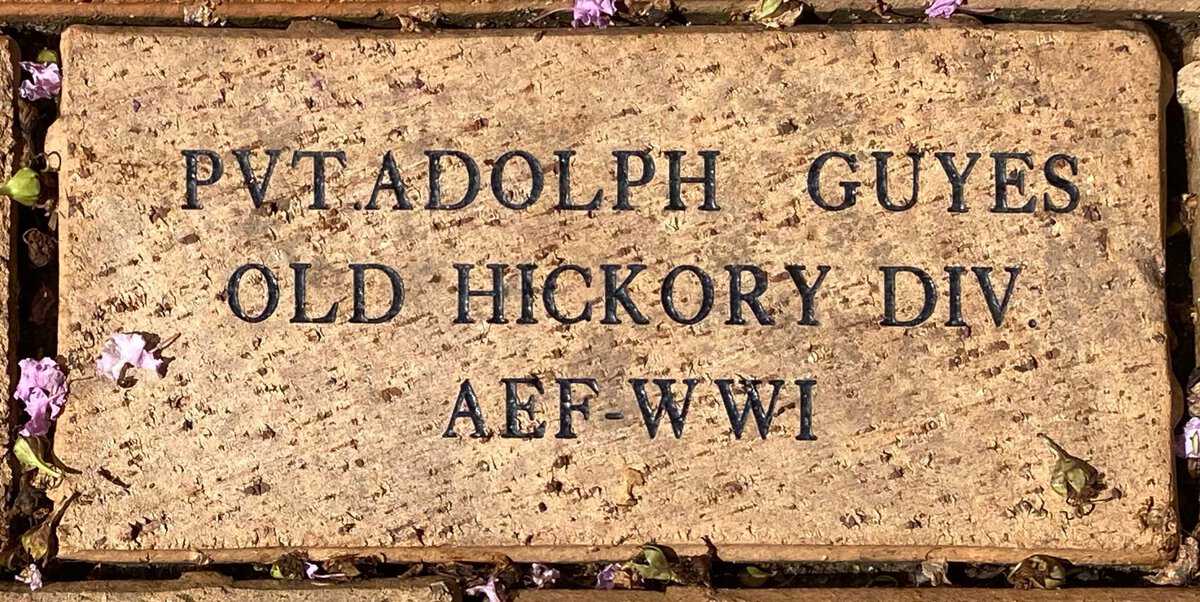 PVT Adolph Guyes