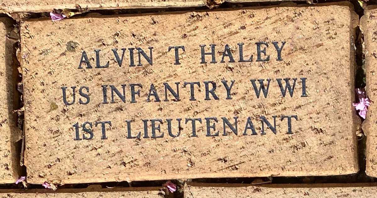 1ST LT Alvin T Haley