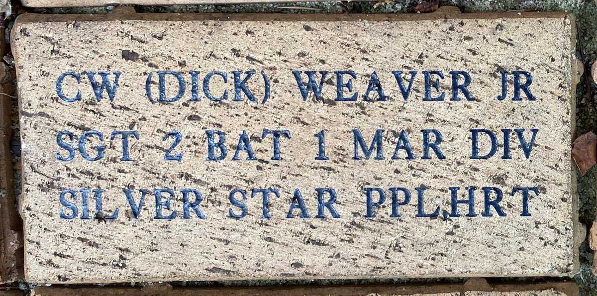 SGT C. W. “Dick” Weaver, Jr