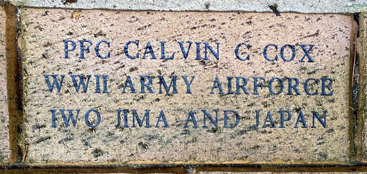 PFC Calvin C Cox