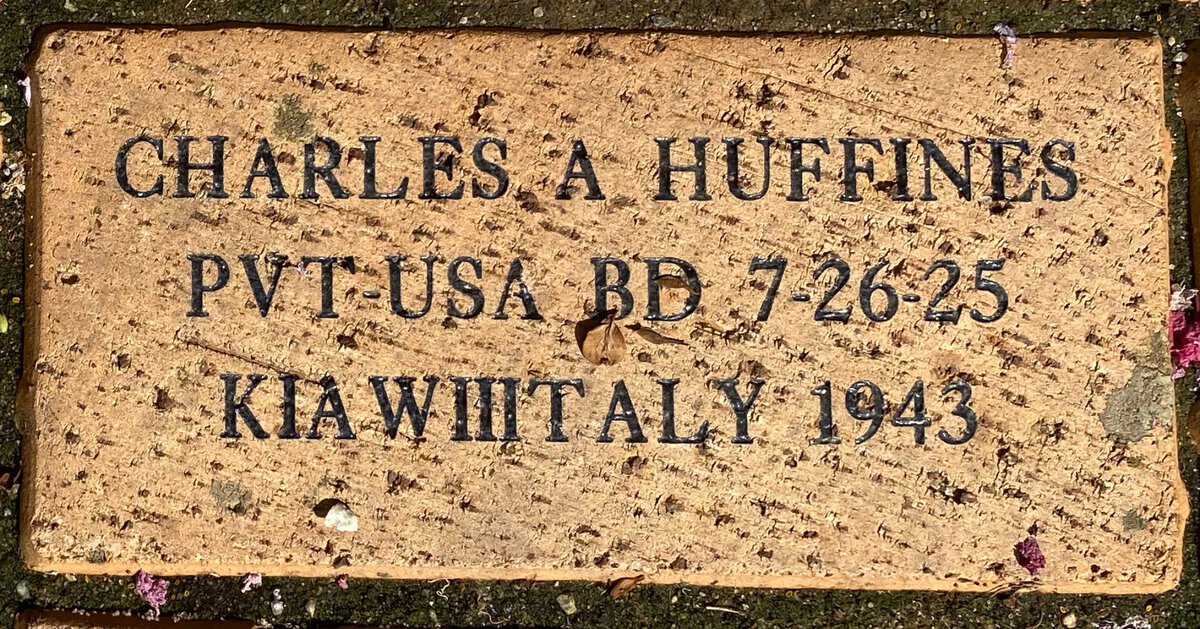 PVT Charles A. Huffines Memorial