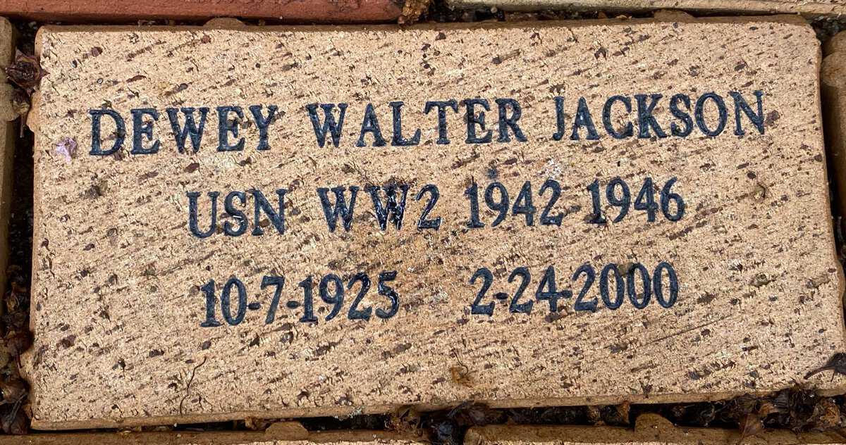 Dewey Walter Jackson