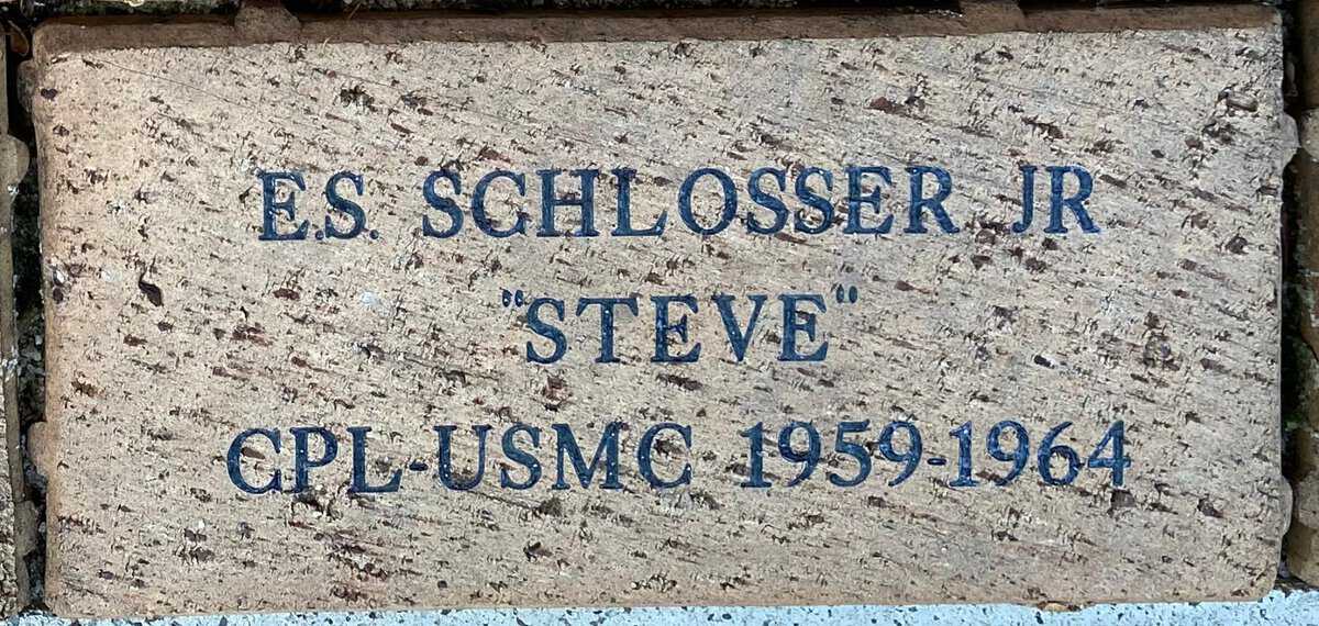 CPL E. S. “Steve” Schlosser, Jr.