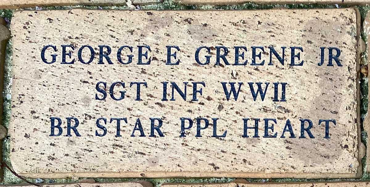 SGT George E Greene Jr