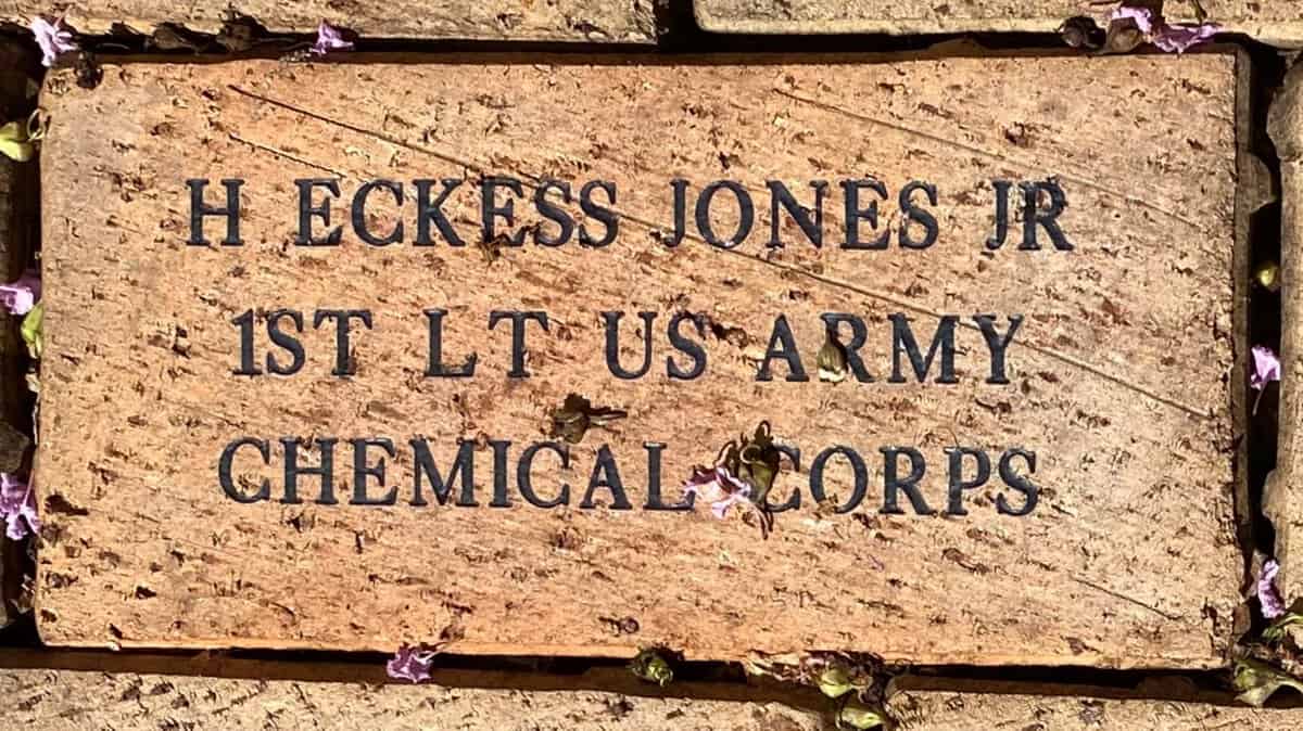 1ST LT H Eckess Jones, Jr