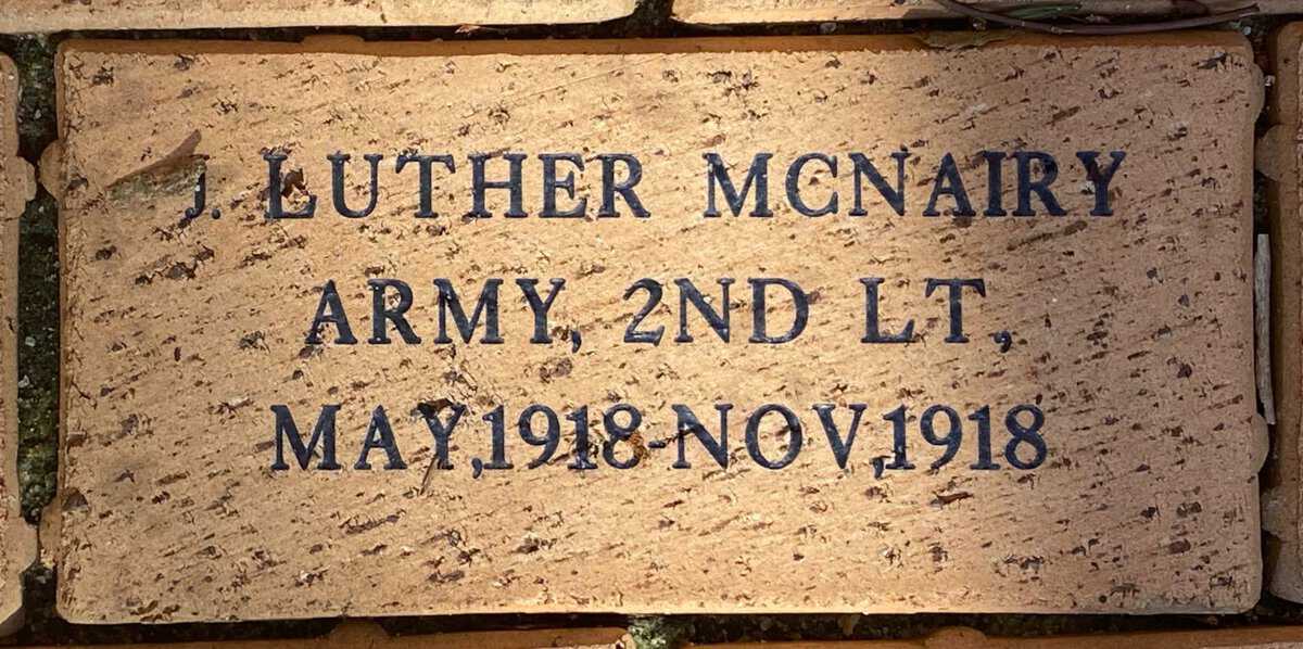 2ND LT J. Luther McNairy