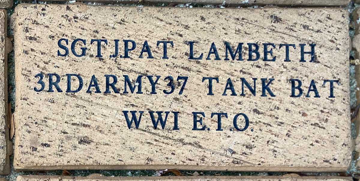 SGT J. Pat Lambeth