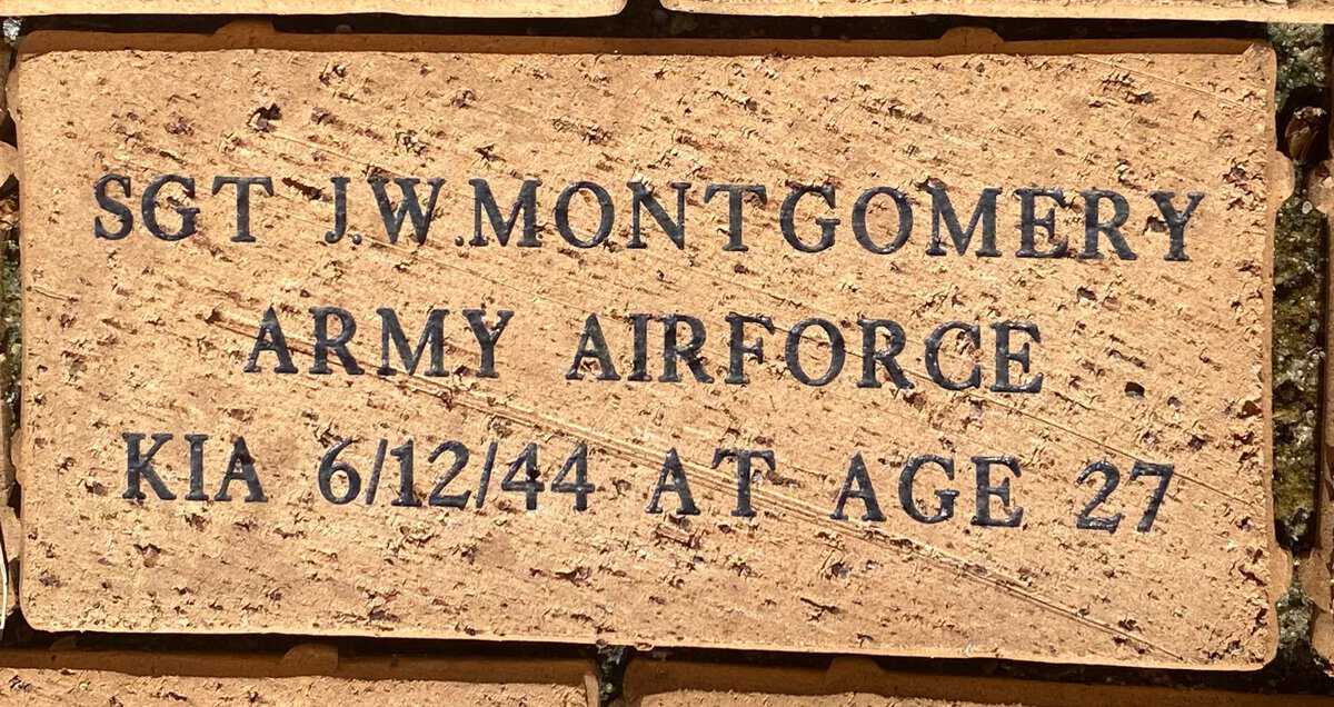 SGT J. W. Montgomery