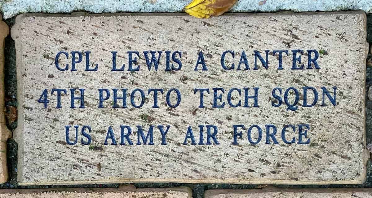 CPL Lewis A Canter