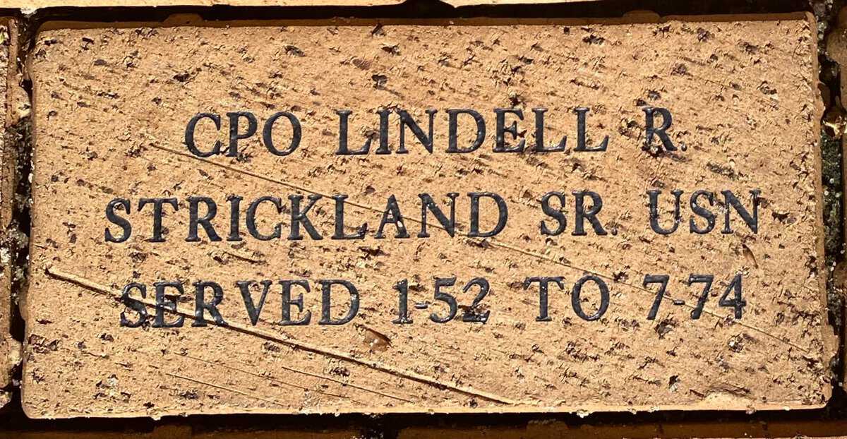 CPO Lindell R. Strickland Sr.