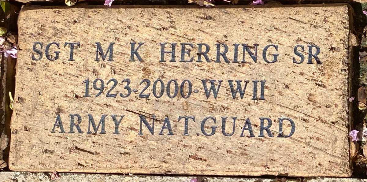 SGT M K Herring, Sr