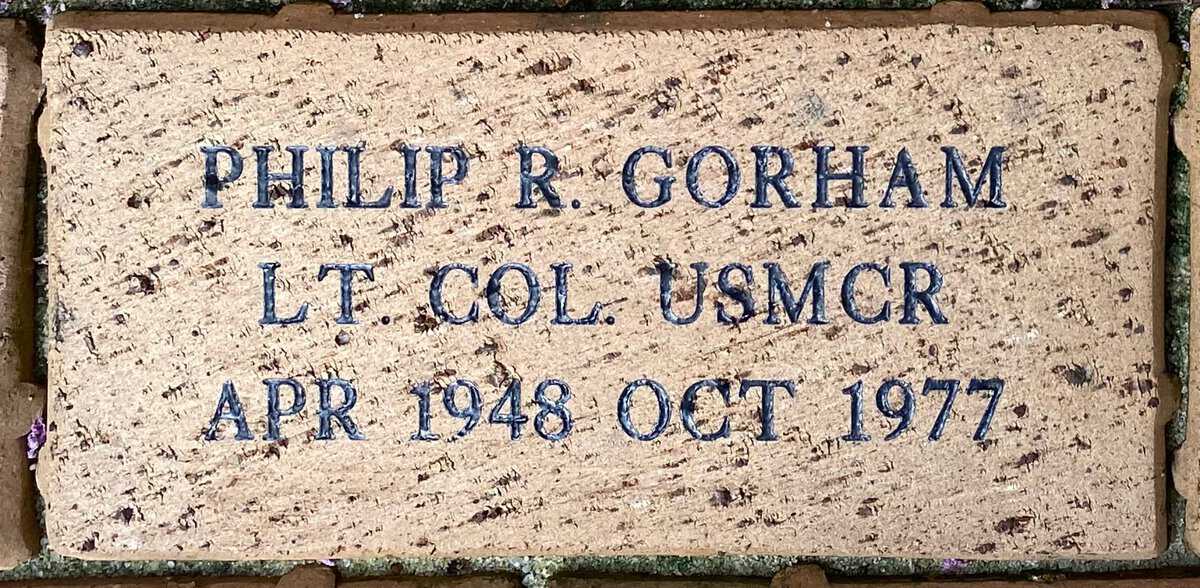 LT COL Philip R. Gorham