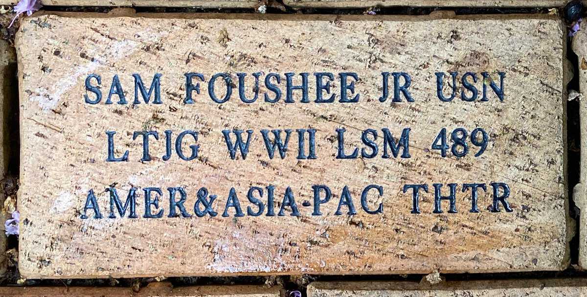 LT JG Sam Foushee, Jr