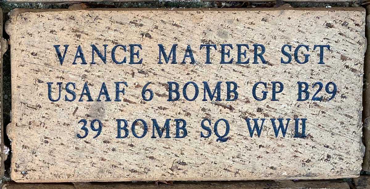 SGT Vance Mateer