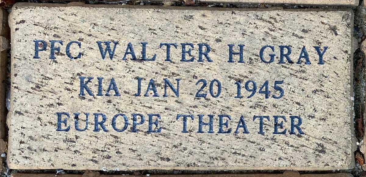 PFC Walter H. Gray