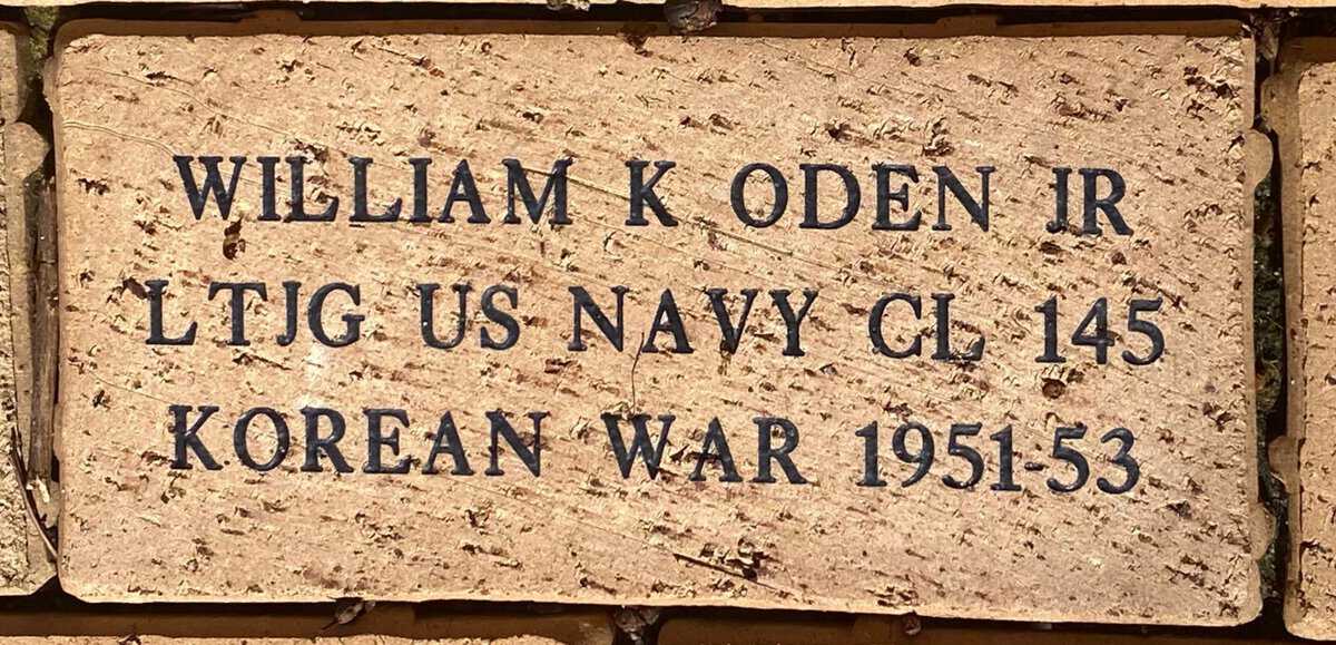 LT JG William K. Oden, Jr.