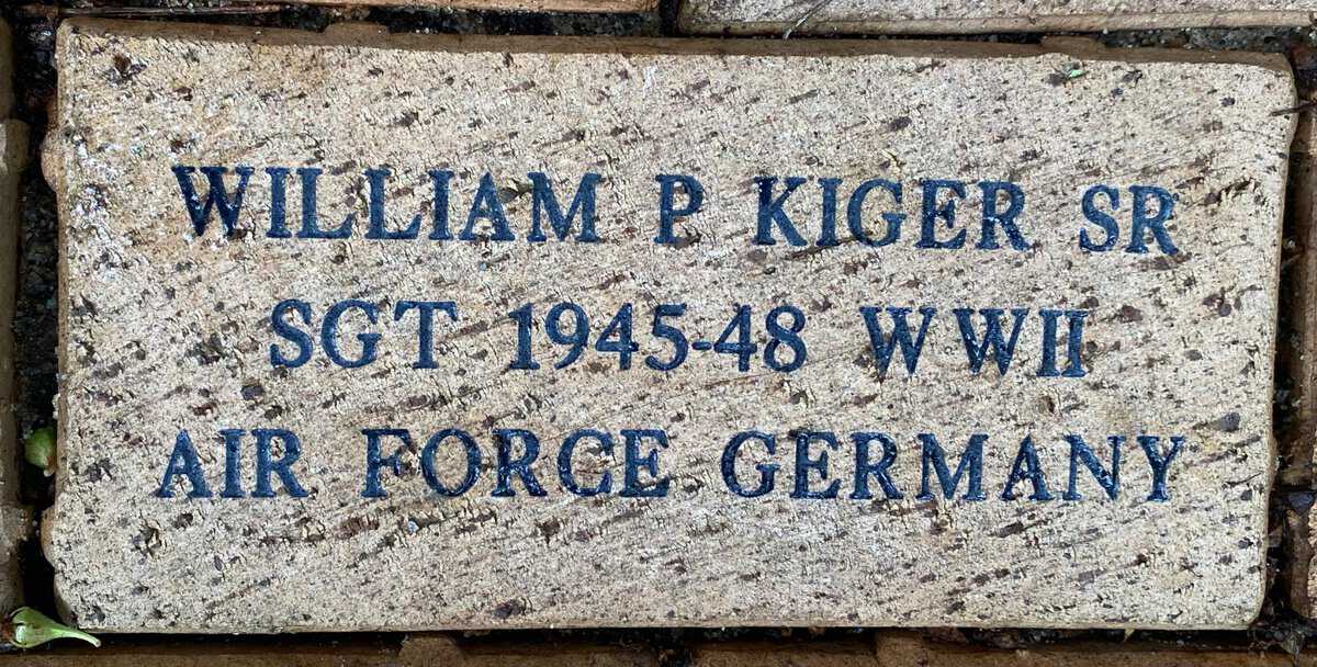 SGT William P. Kiger, Sr.