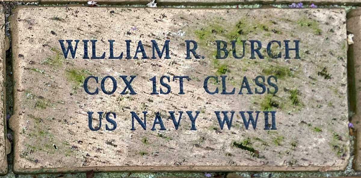 COX 1st Class William R Burch