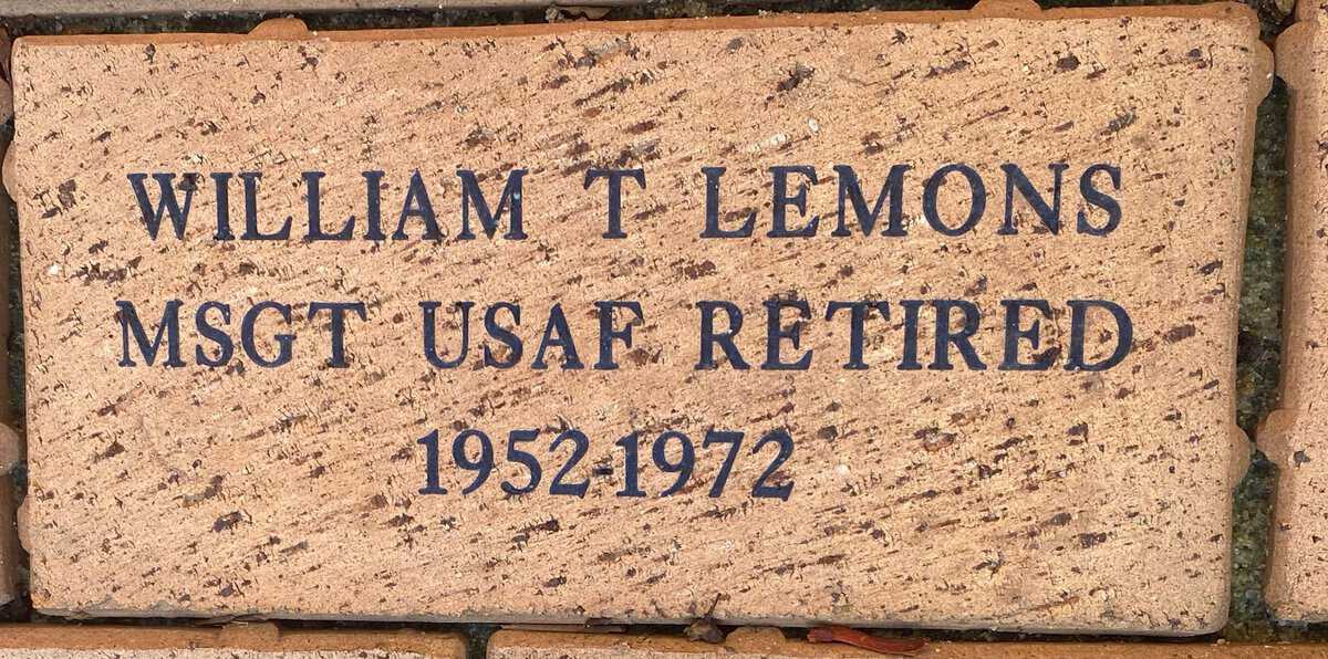 MSGT William T. Lemons
