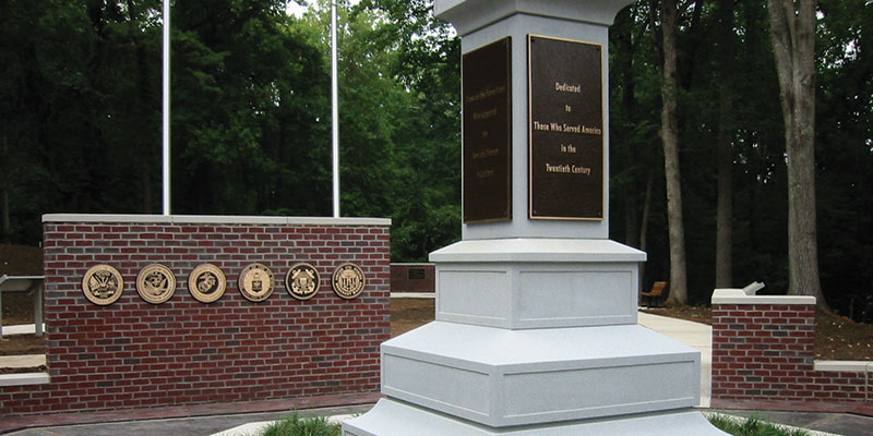 Guilford County Veterans Memorial Brass Panels