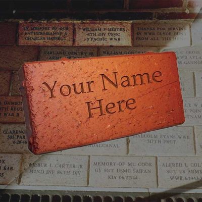 Buy a brick at the Guilford County Veterans Memorail