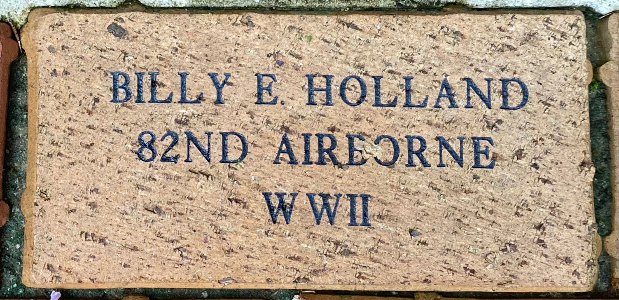 BILLY E. HOLLAND 82ND AIRBORNE WWII