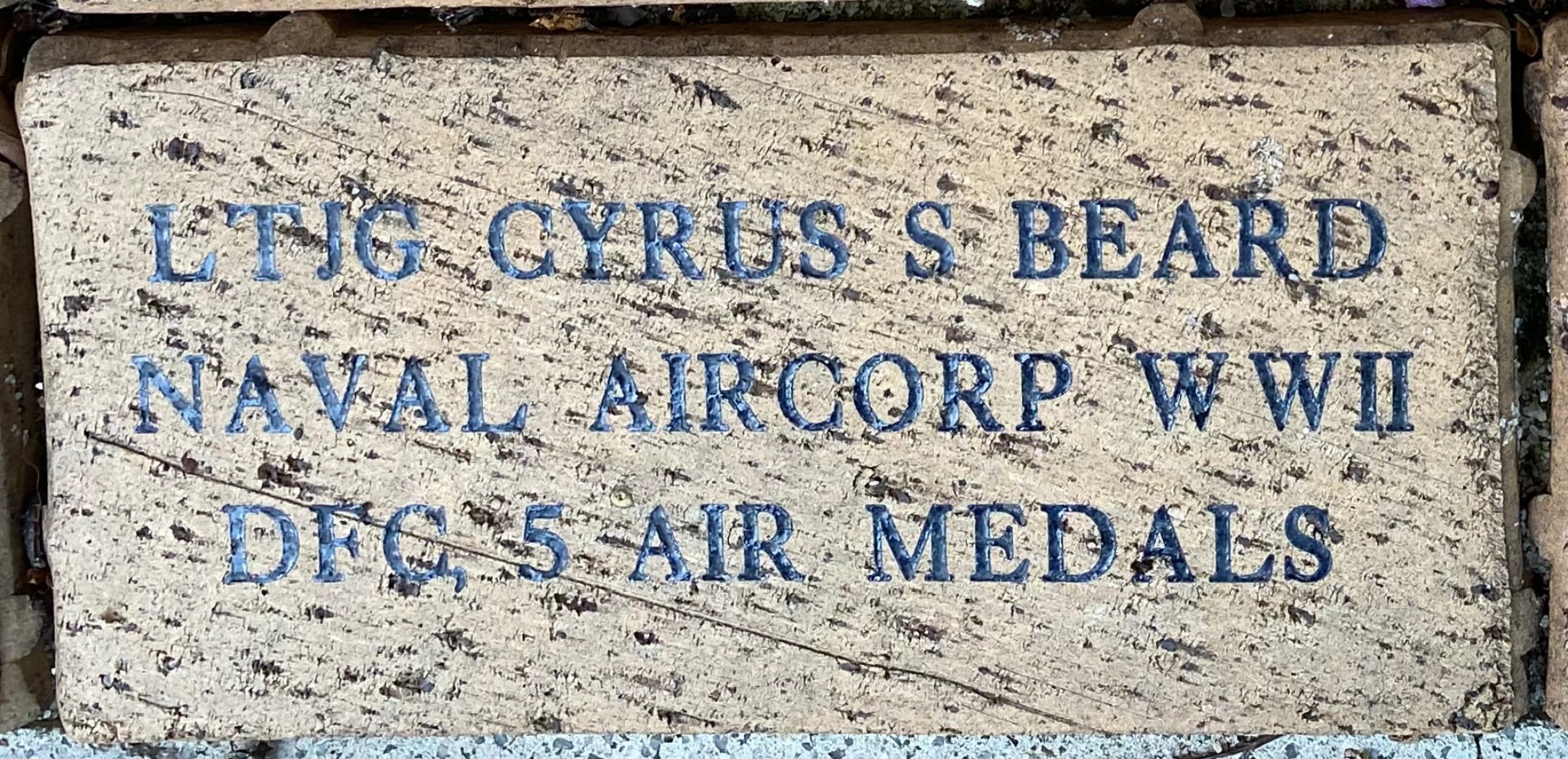 LTJG CYRUS S BEARD NAVAL AIRCORP WWII DFC 5 AIR MEDALS
