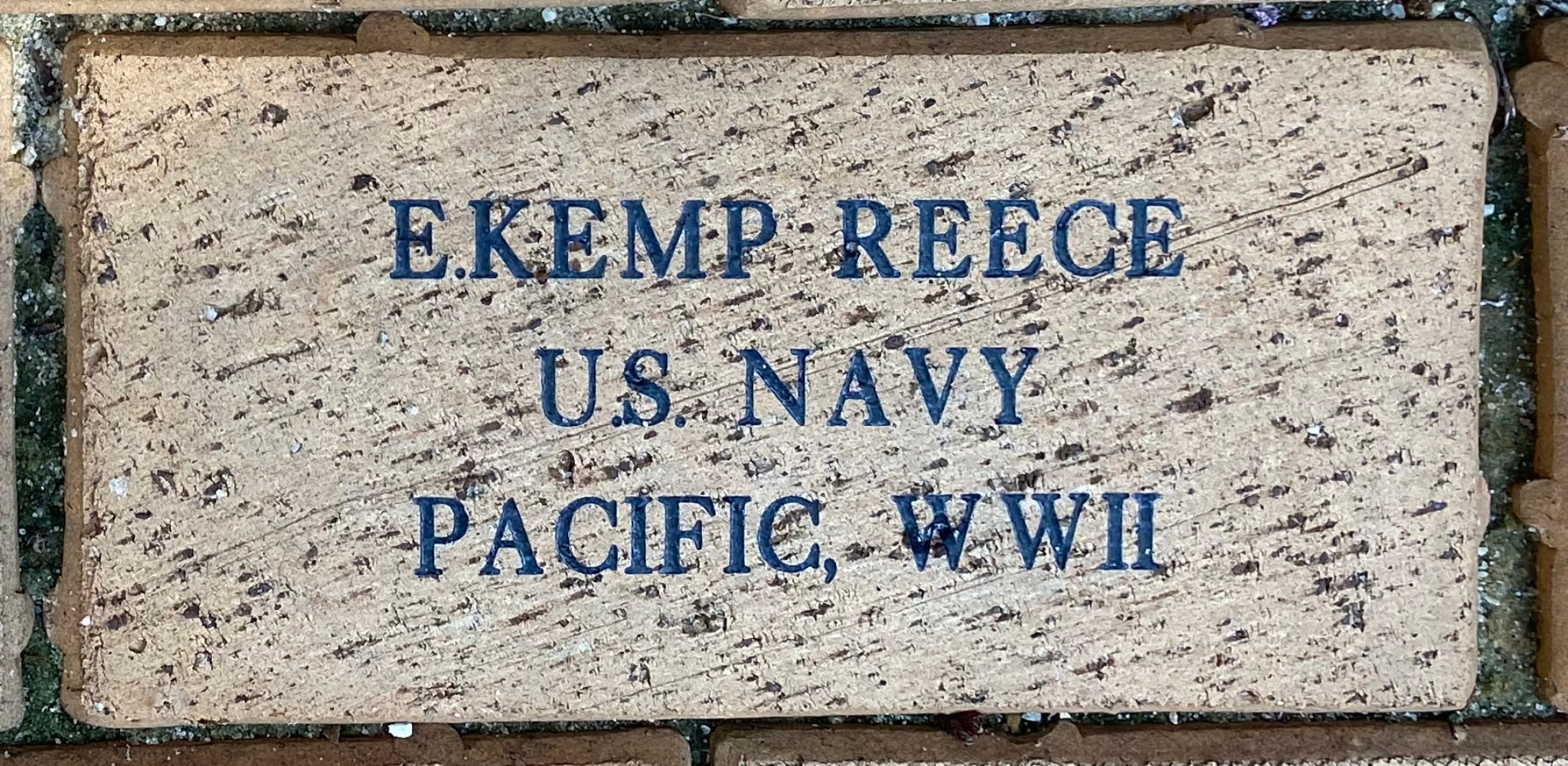 E.KEMP REECE U.S. NAVY  PACIFIC, WWII