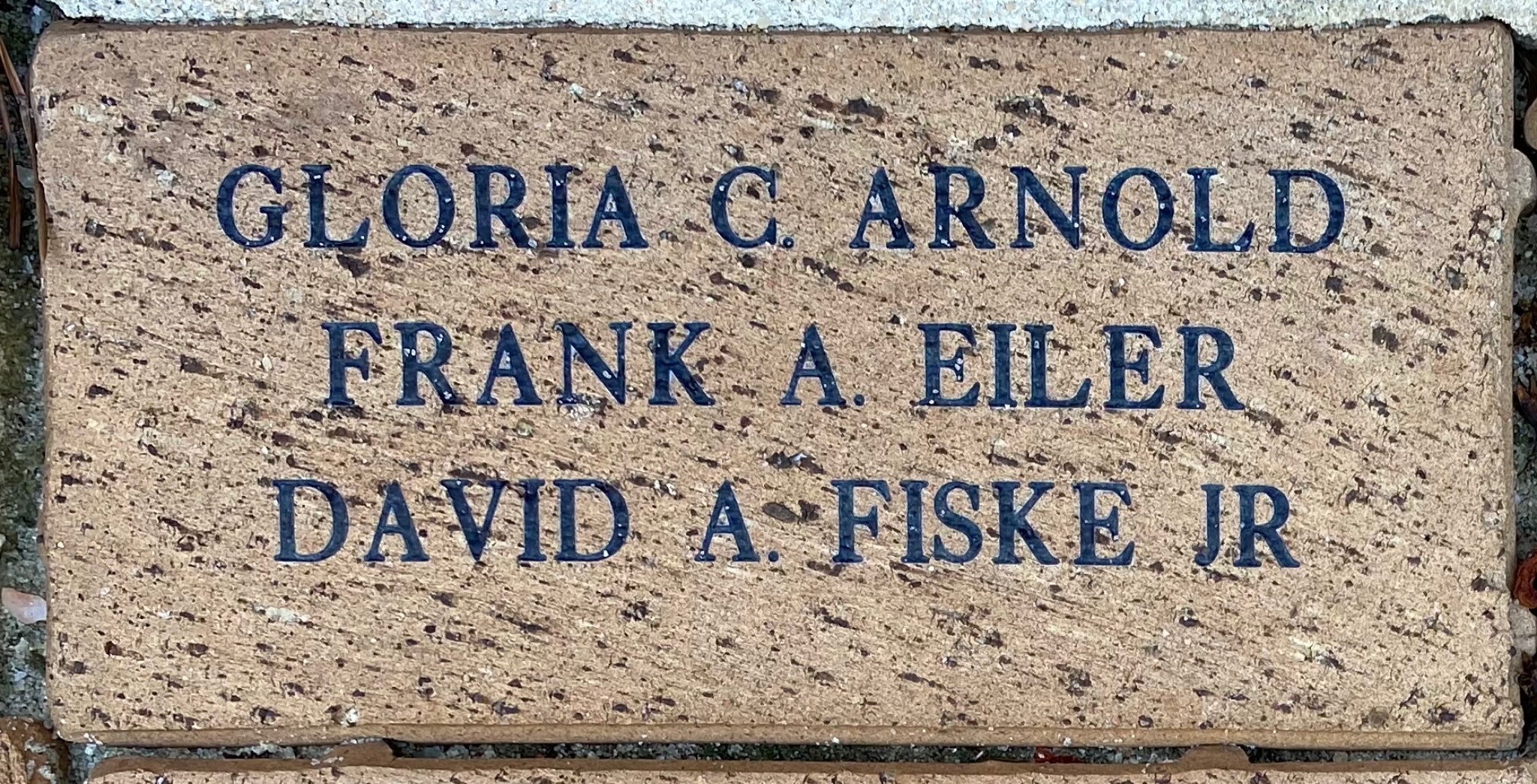 GLORIA C. ARNOLD FRANK A. EILER DAVID A. FISKE JR