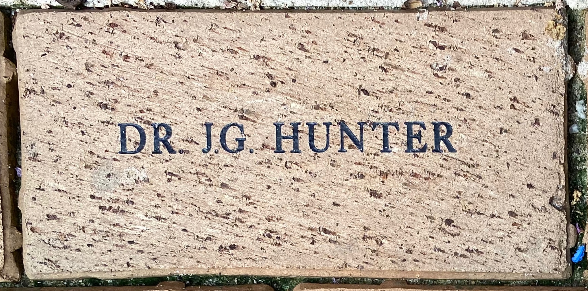 DR. J.G. HUNTER