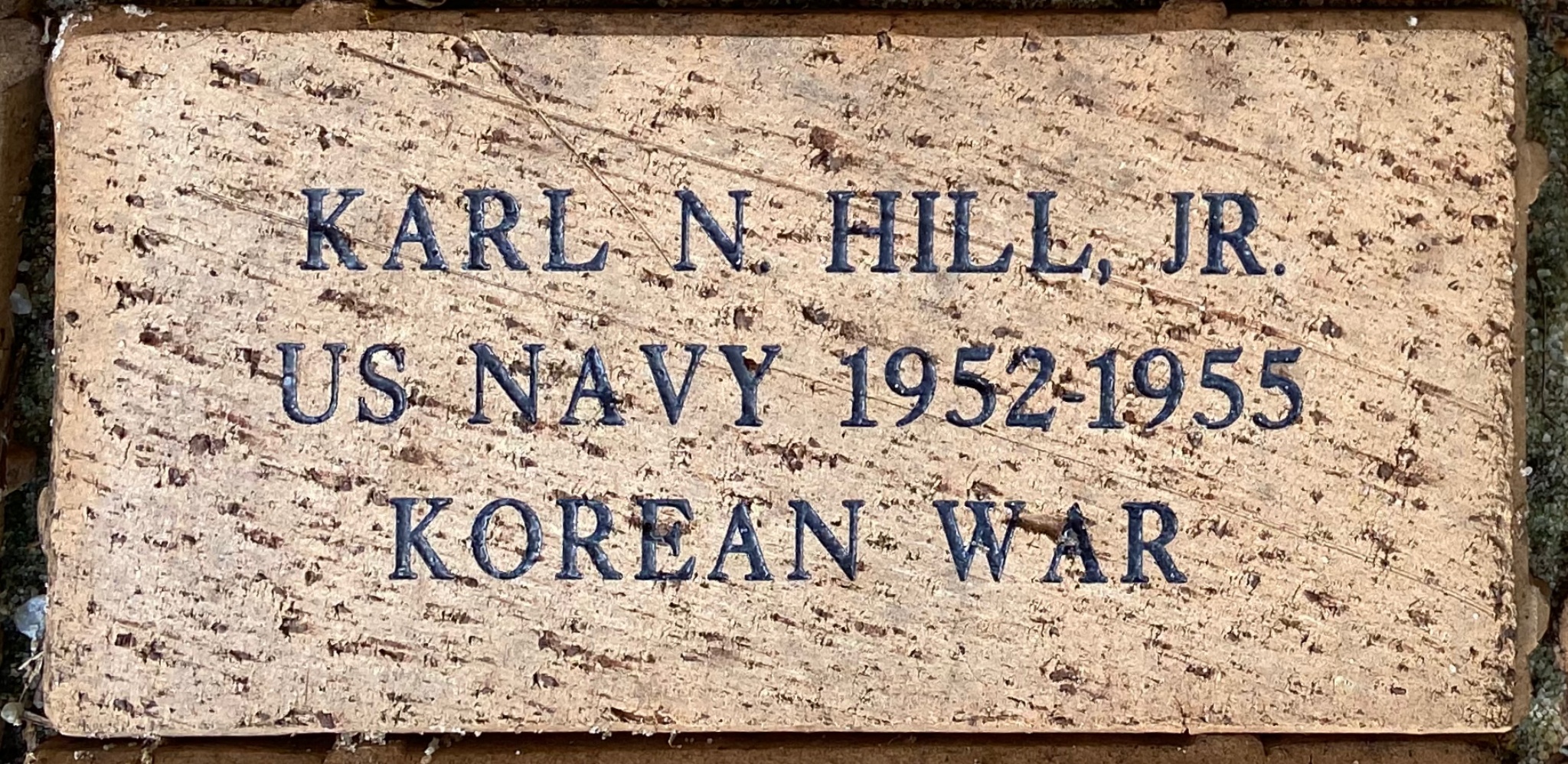 KARL N. HILL, JR. US NAVY 1952-1955 KOREAN WAR
