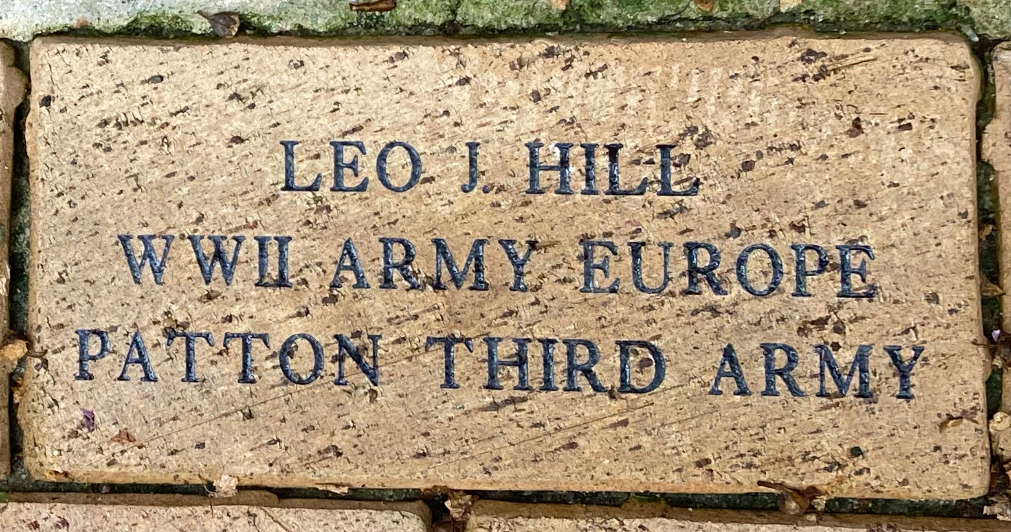 LEO J. HILL WWII ARMY EUROPE PATTON THIRD ARMY