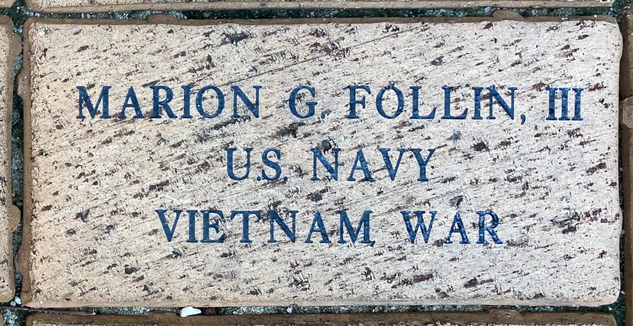 MARION G. FOLLIN, III U.S. NAVY VIETNAM WAR