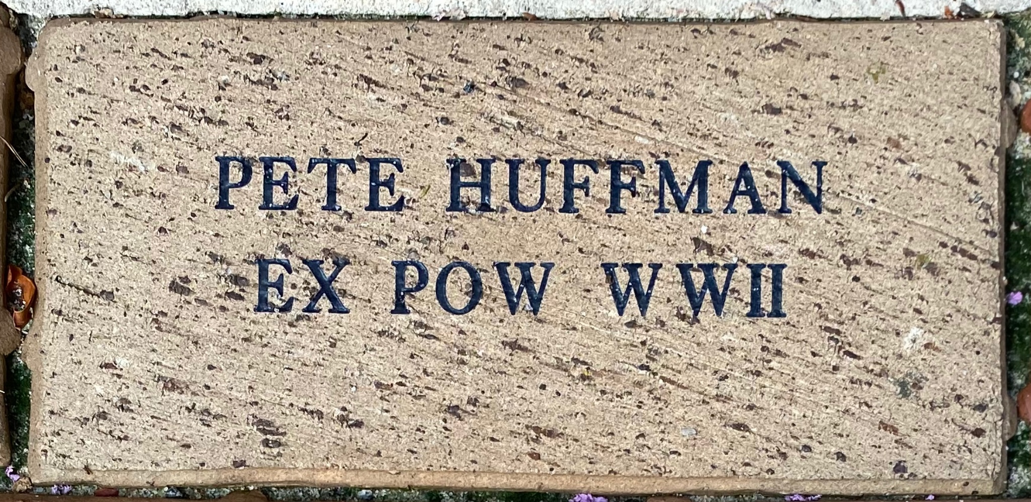 PETE HUFFMAN EX POW WWII
