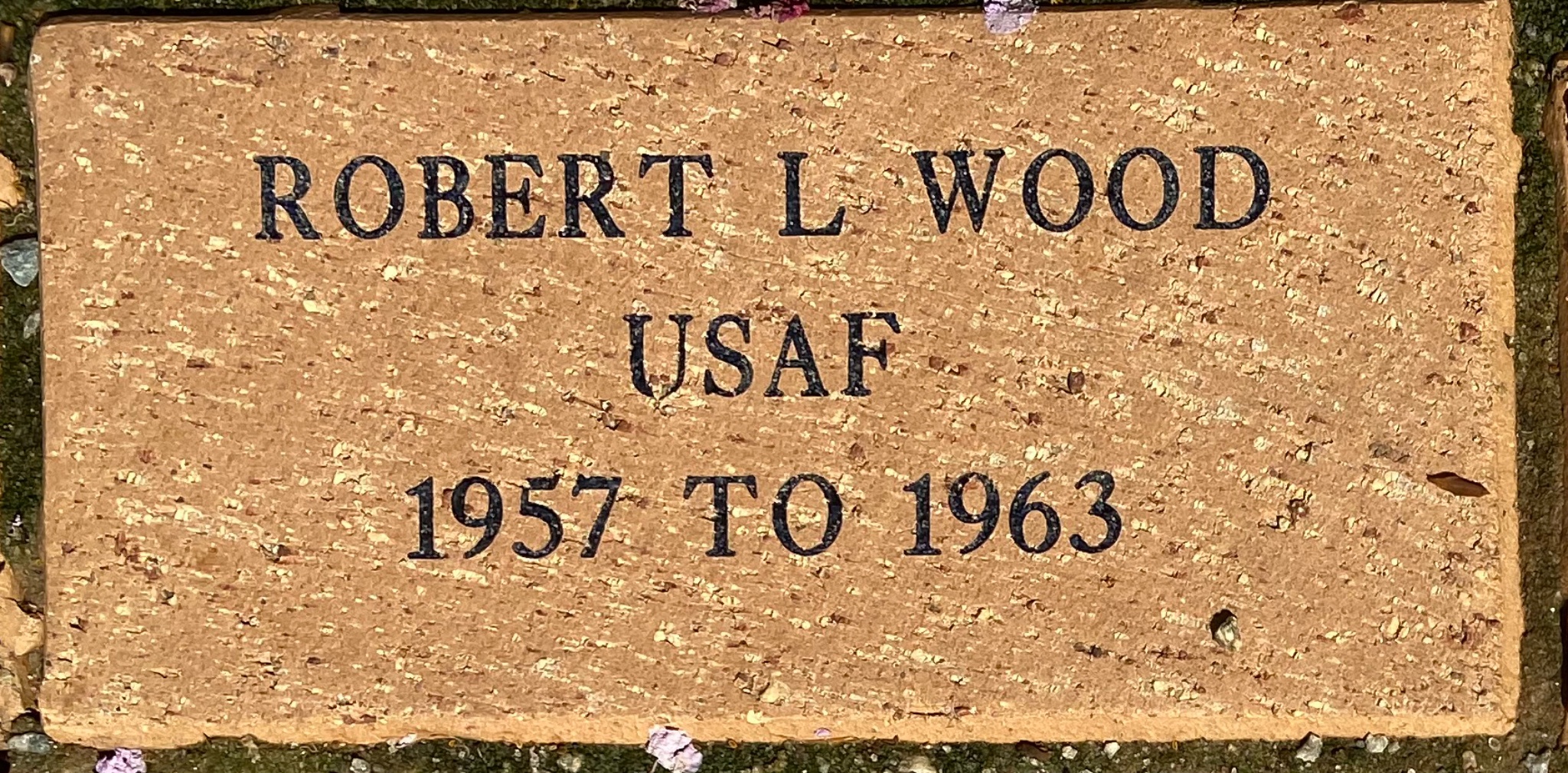 ROBERT L WOOD USAF 1957 TO 1963