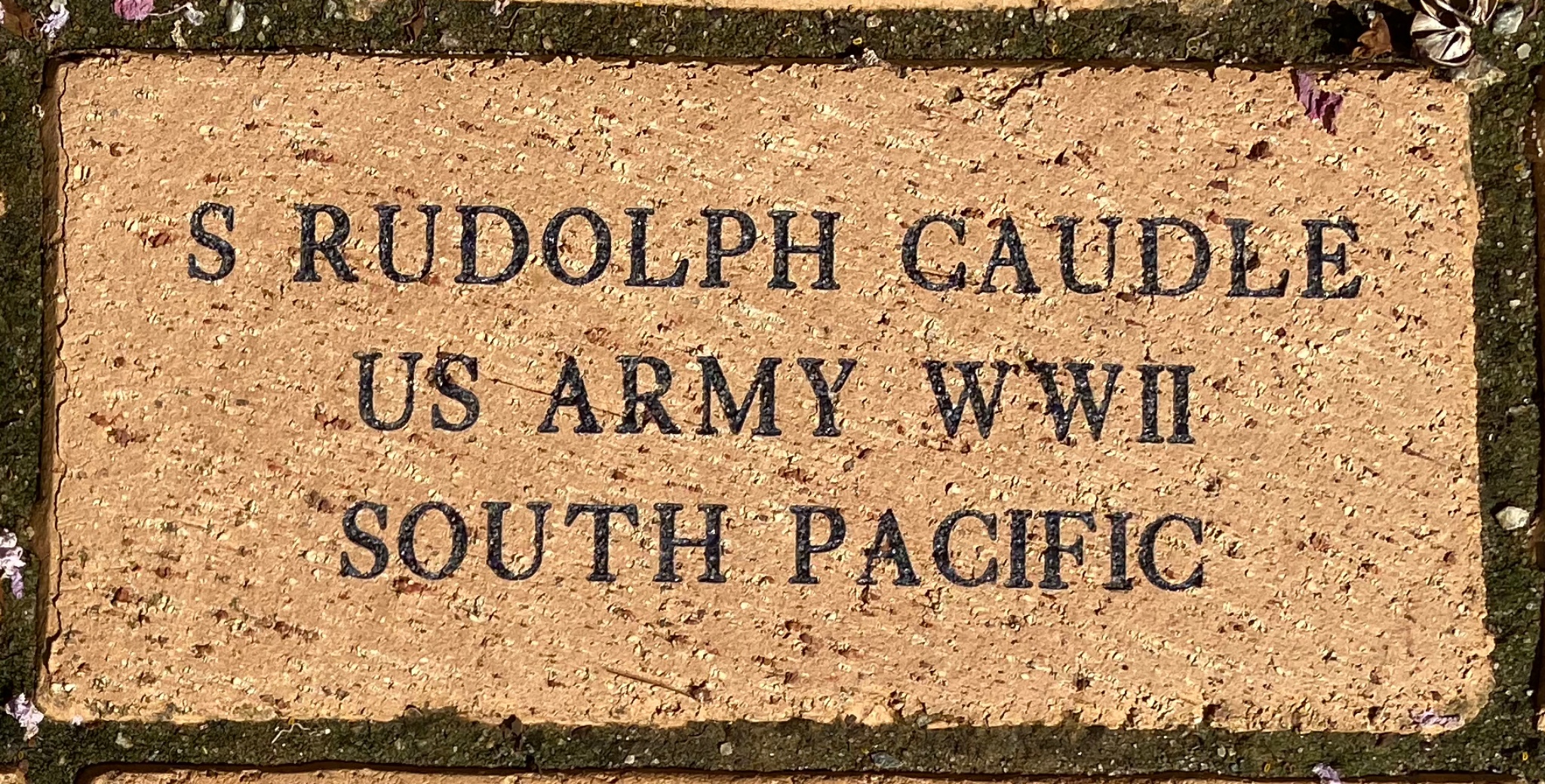 S RUDOLPH CAUDLE US ARMY WWII SOUTH PACIFIC