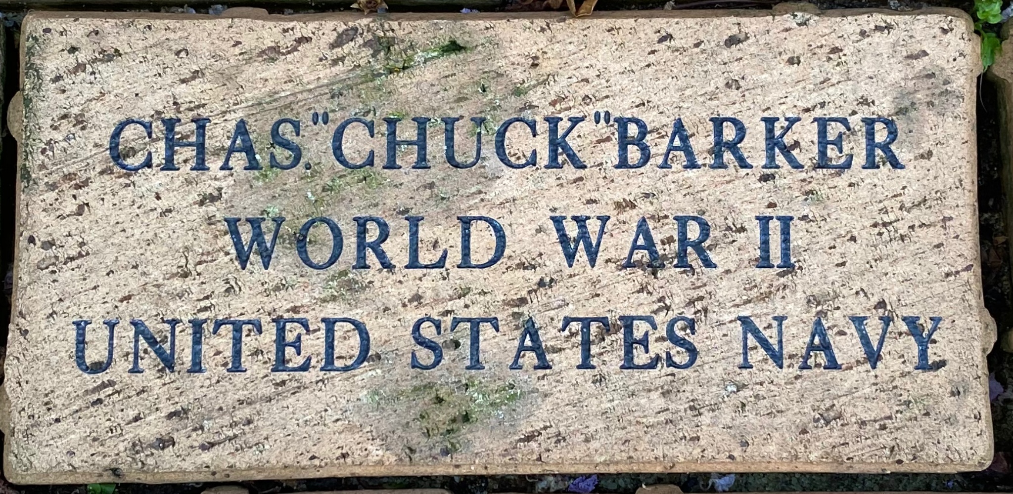 CHAS”CHUCK”BARKER WORLD WAR II UNITED STATES NAVY