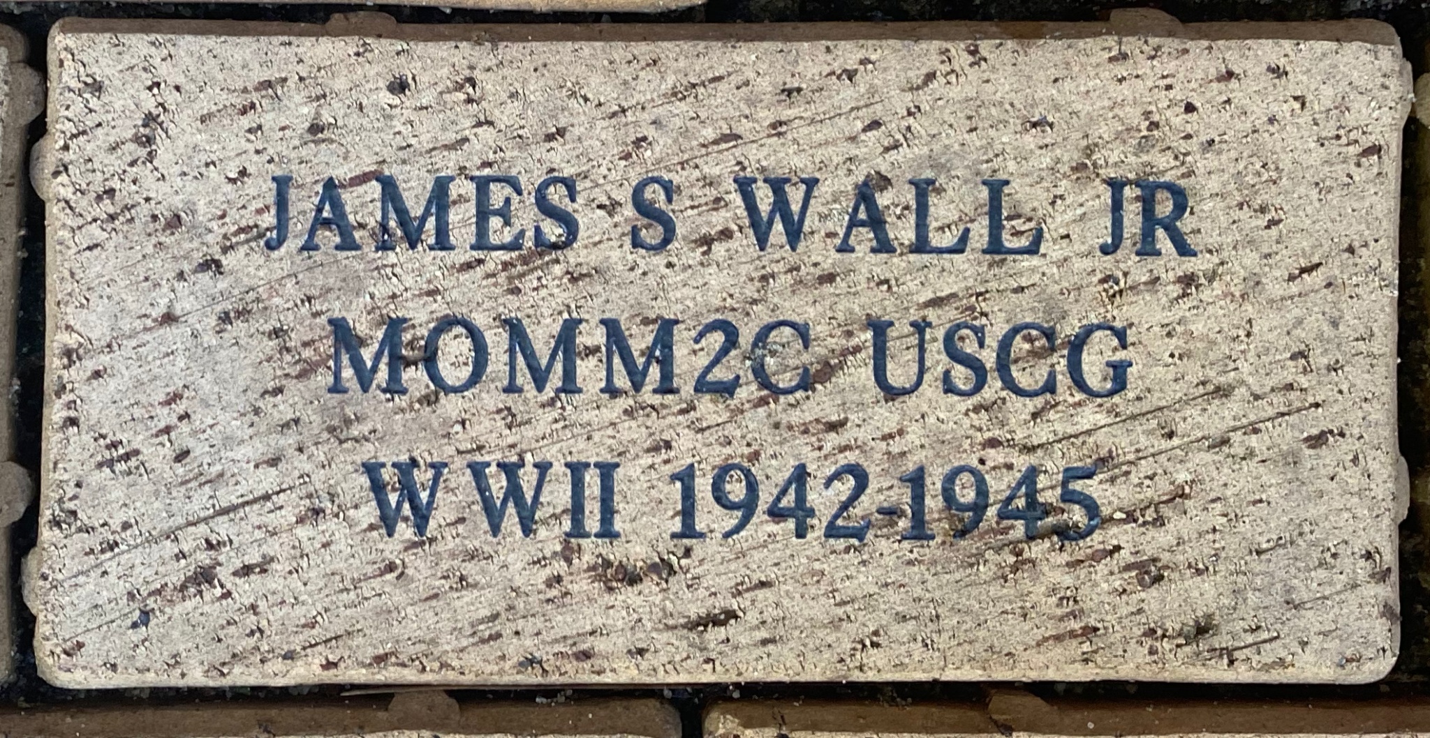 JAMES S WALL JR MOMM2C USCG WWII 1942-1945