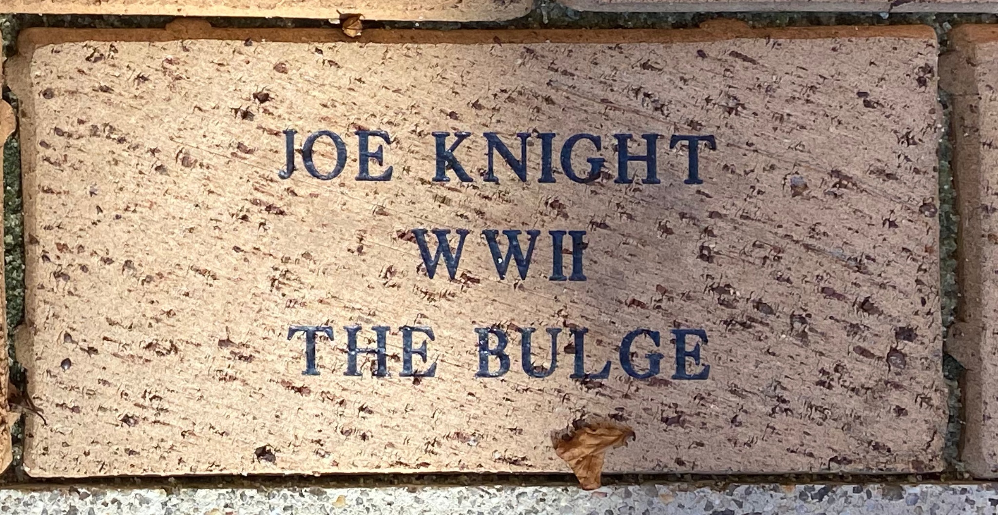 JOE KNIGHT WWII THE BULGE