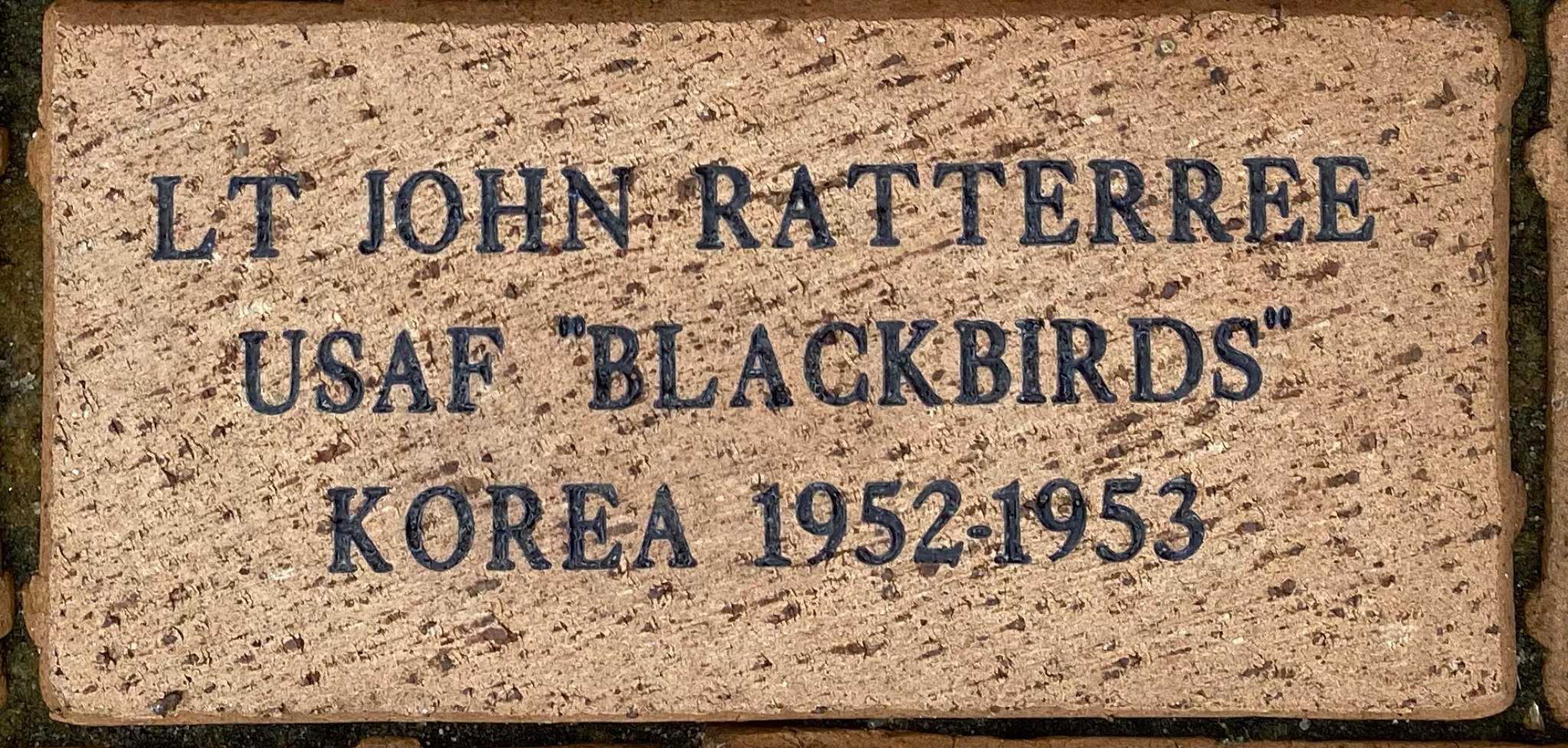 LT JOHN RATTERREE USAF ”BLACKBIRDS” KOREA 1952-1953