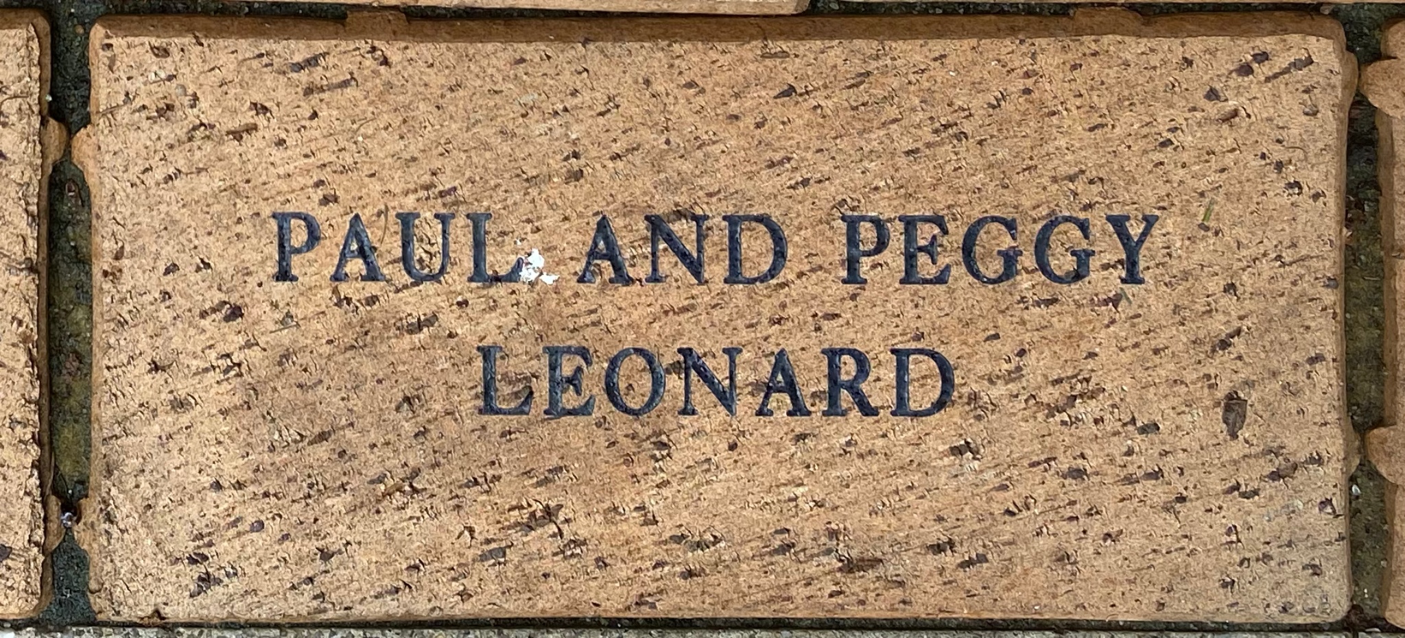 PAUL AND PEGGY  LEONARD