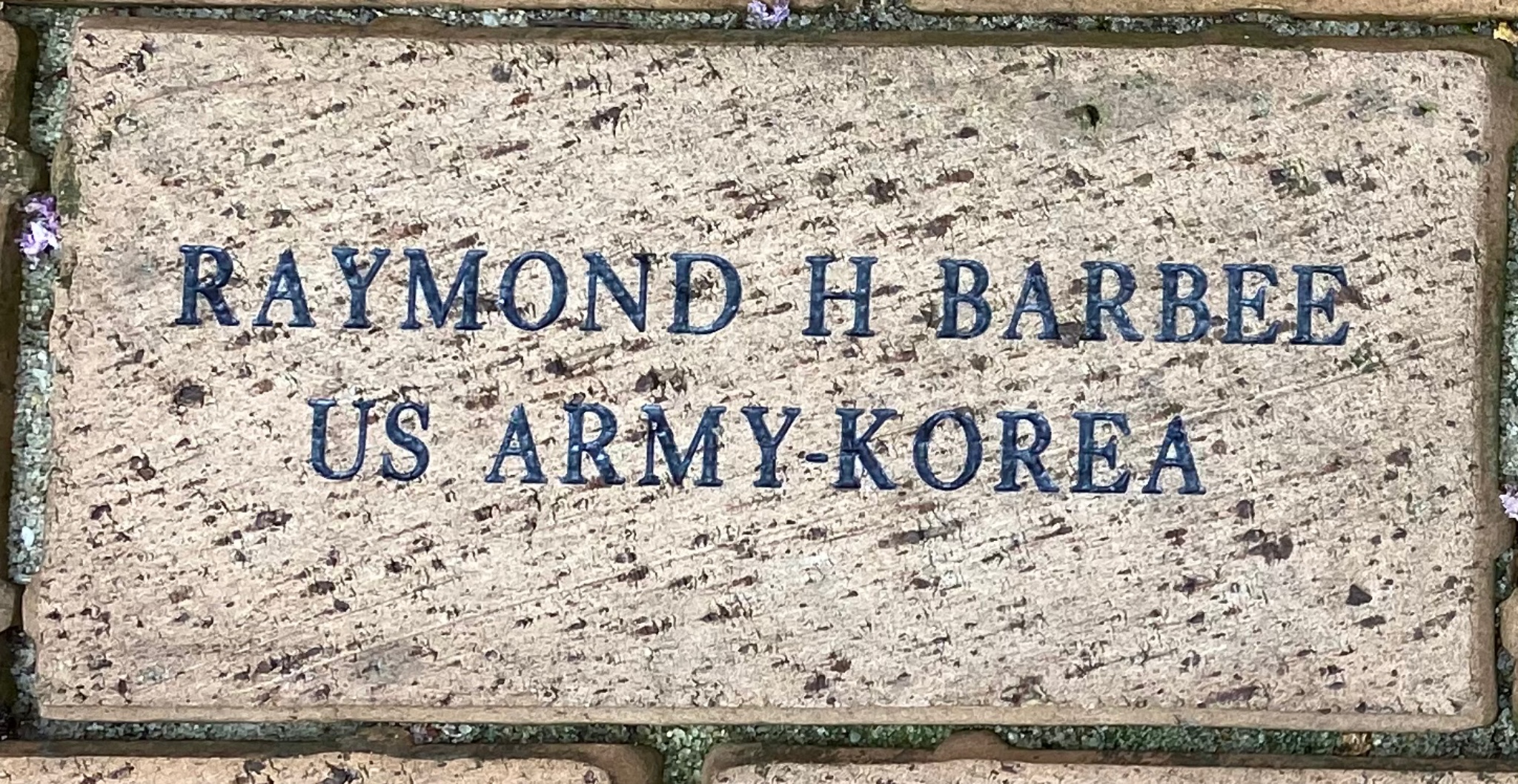 RAYMOND H. BARBEE U S ARMY KOREA