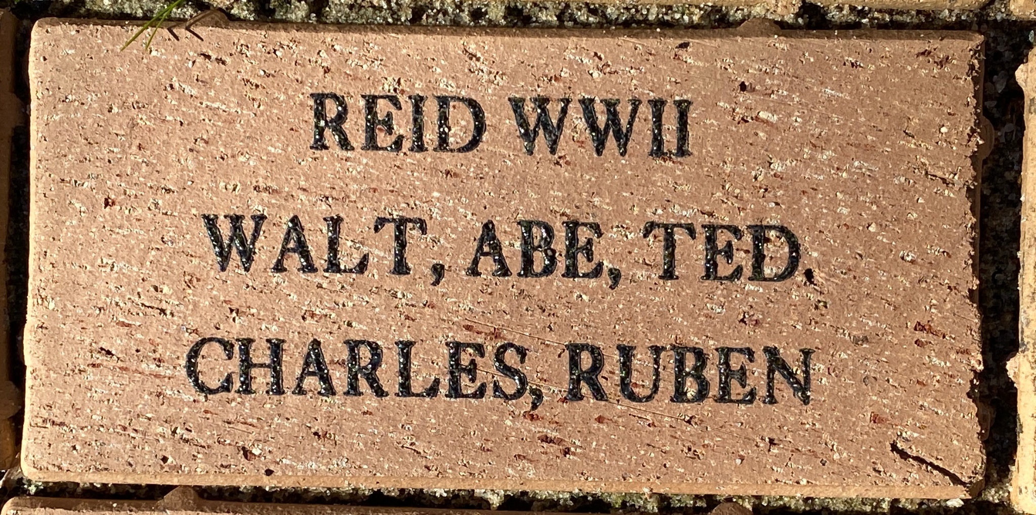 REID WWII WALT, ABE, TED, CHARLES, RUBEN