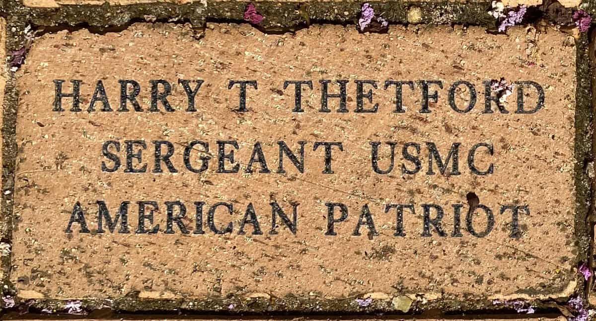 SGT Harry T Thetford
