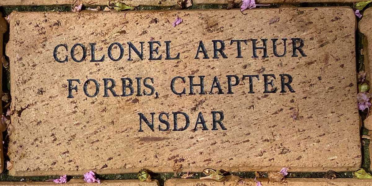 COL Arthur Forbis Chapter NSDAR