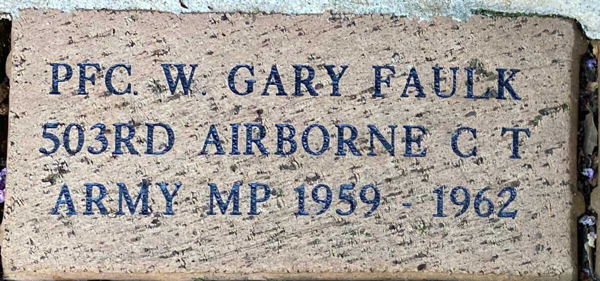 PFC W. Gary Faulk