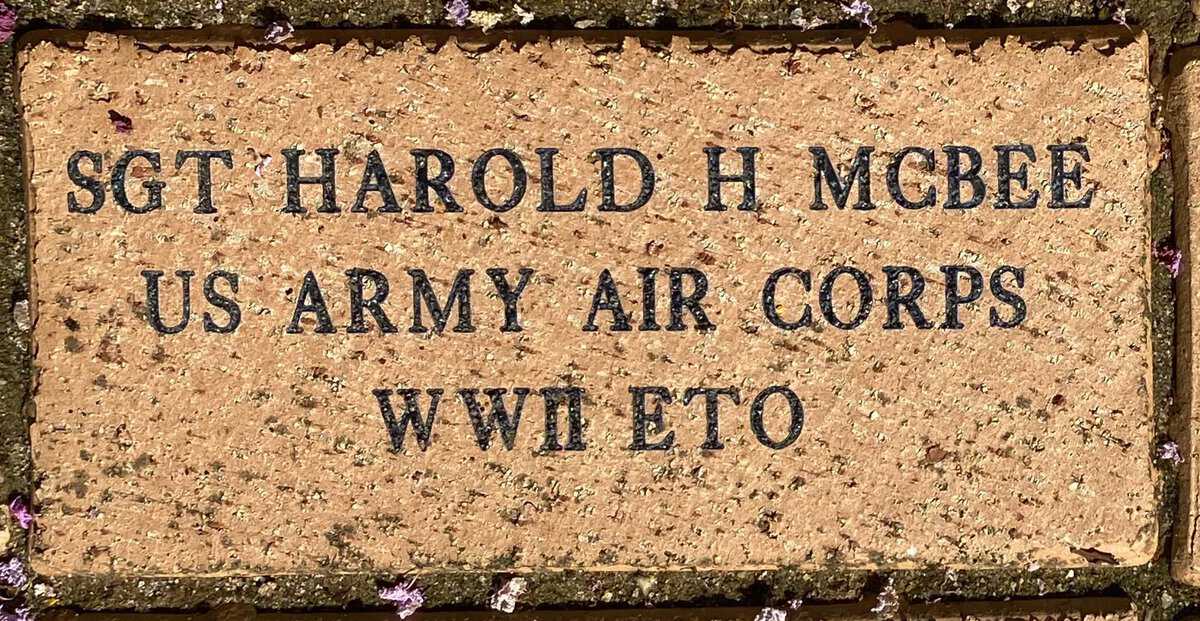 SGT Harold H McBee