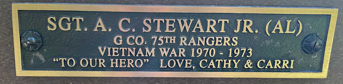 SGT  A.C. Stewart, Jr.
